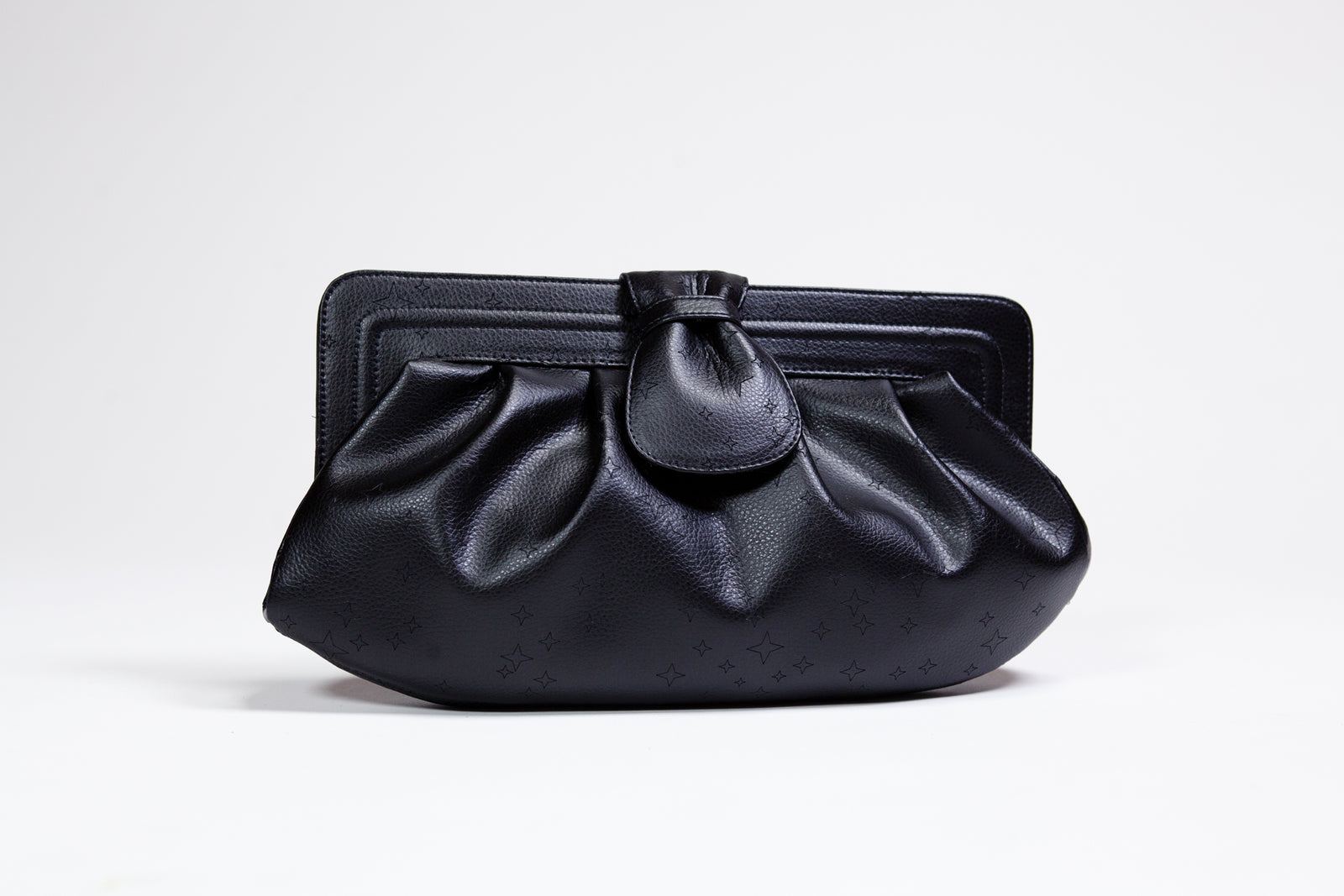 Pleated Clutch with Venus Star Cluster