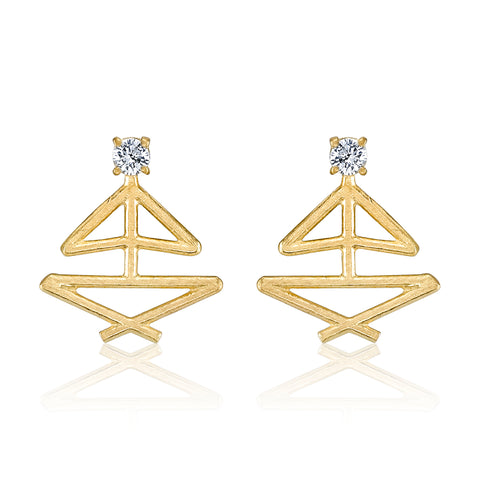Bow Pose Earring